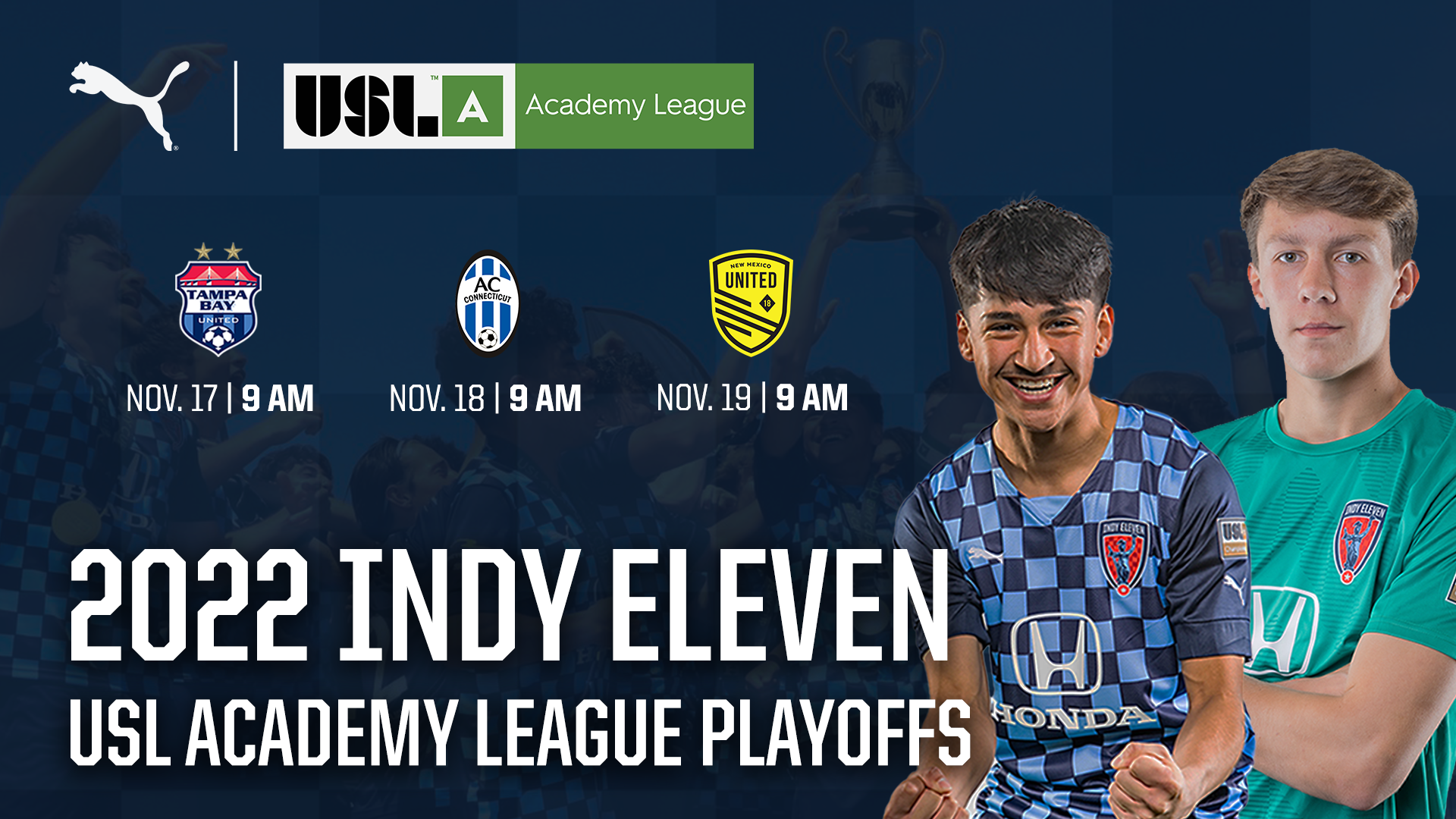 Indy Eleven to Defend USL Academy League Finals Title in Tampa