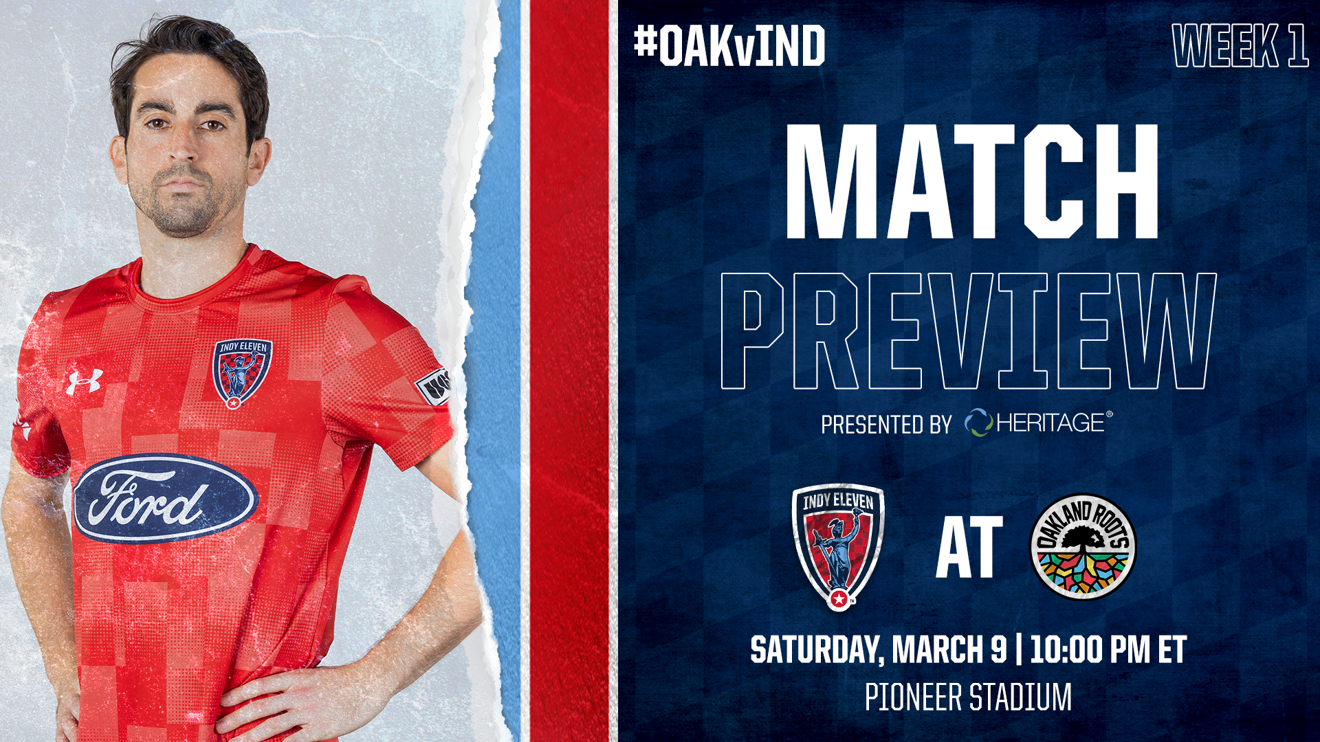 Indy Eleven Opens 2024 Season Saturday at Oakland Roots SC Indy Eleven